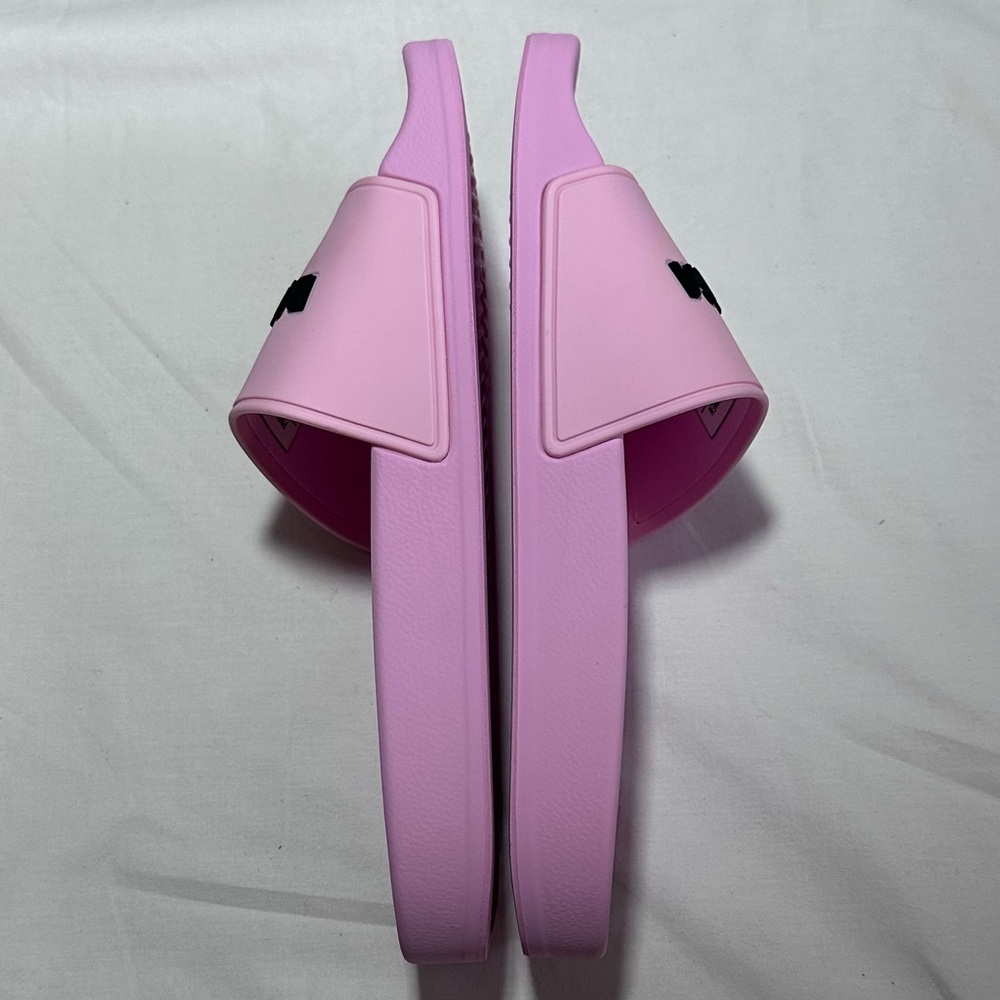 Balenciaga | Pink Pool Slides Logo Sandals | 36 - Picture 6 of 11